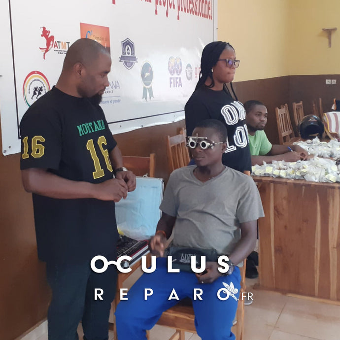 450 paires de lunettes pour le Togo