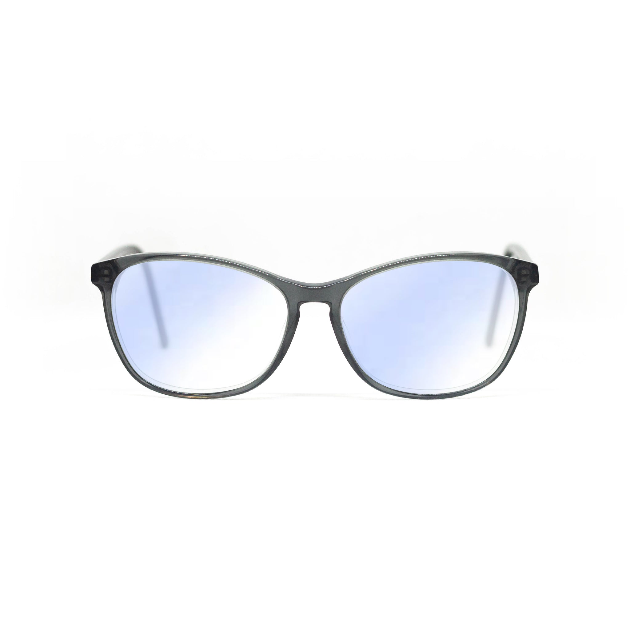 Lunettes 99 JOHN ST. NYC JSV-102 Gris Foncé Argent Ovale Monture Neuf Lunettes 99 JOHN ST. NYC JSV-102 Gris Foncé Argent Ovale Monture Neuf